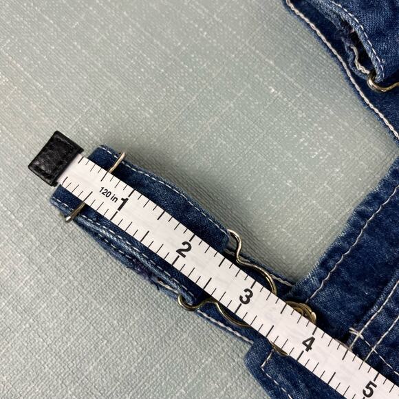 Vintage OshKosh B'gosh Denim Jumper Dress 24 Months USA - Picture 7 of 7